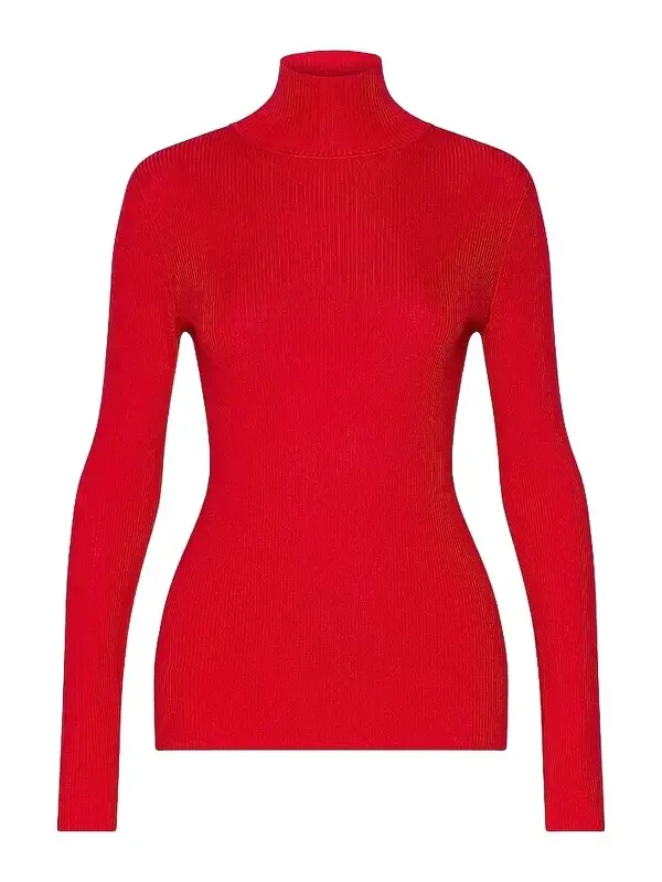 Marella Women's Slim Fit Polo Neck Jumper