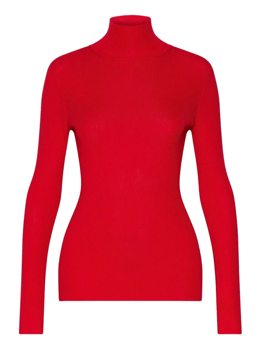Women's Slim Fit Polo Neck Jumper Women's Slim Fit Polo Neck Jumper