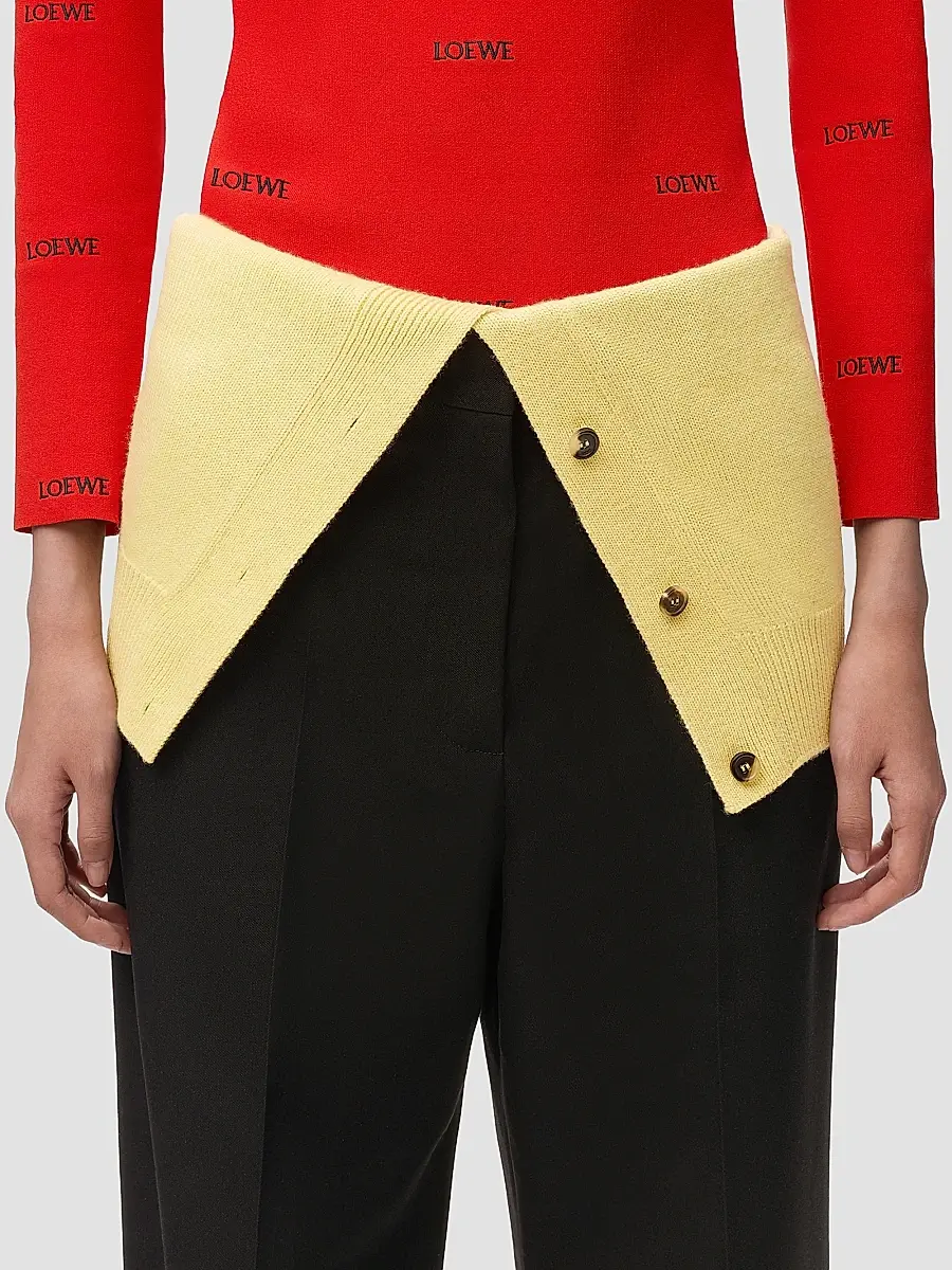 Loewe Women's Removable Flap-Waist Wool-Blend Trousers | Thumbnail 5 Loewe Women's Removable Flap-Waist Wool-Blend Trousers | Thumbnail 5