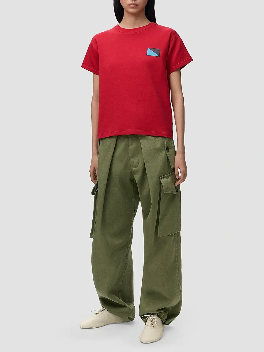 Loewe Women's Cotton Cargo Trousers | Thumbnail 2