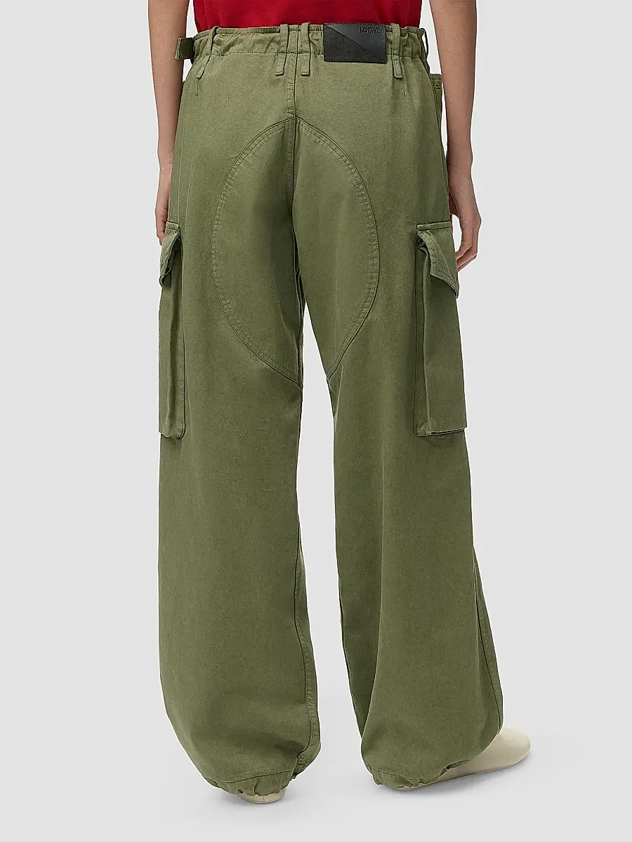 Loewe Women's Cotton Cargo Trousers | Thumbnail 3
