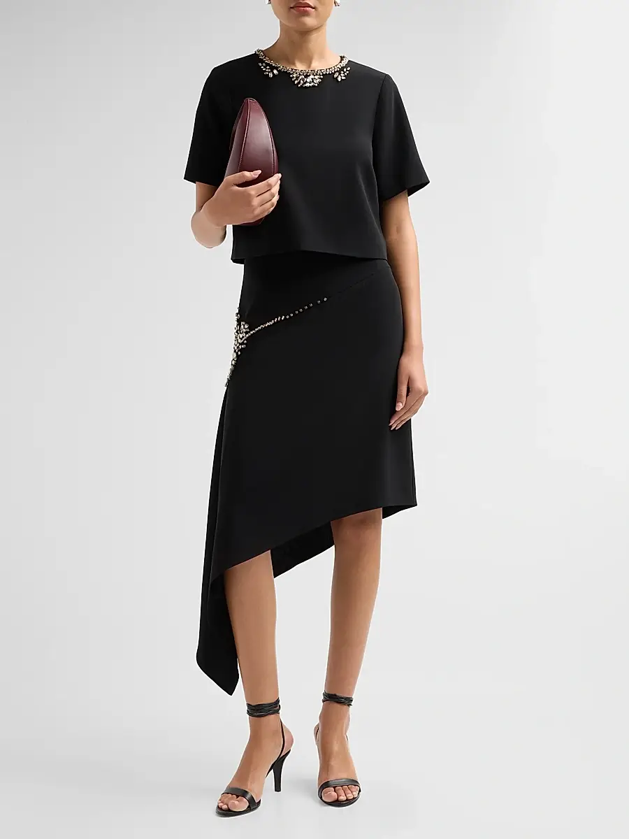 Cinq à Sept Women's Adona Crystal-Embellished Top | Thumbnail 2 Cinq à Sept Women's Adona Crystal-Embellished Top | Thumbnail 2