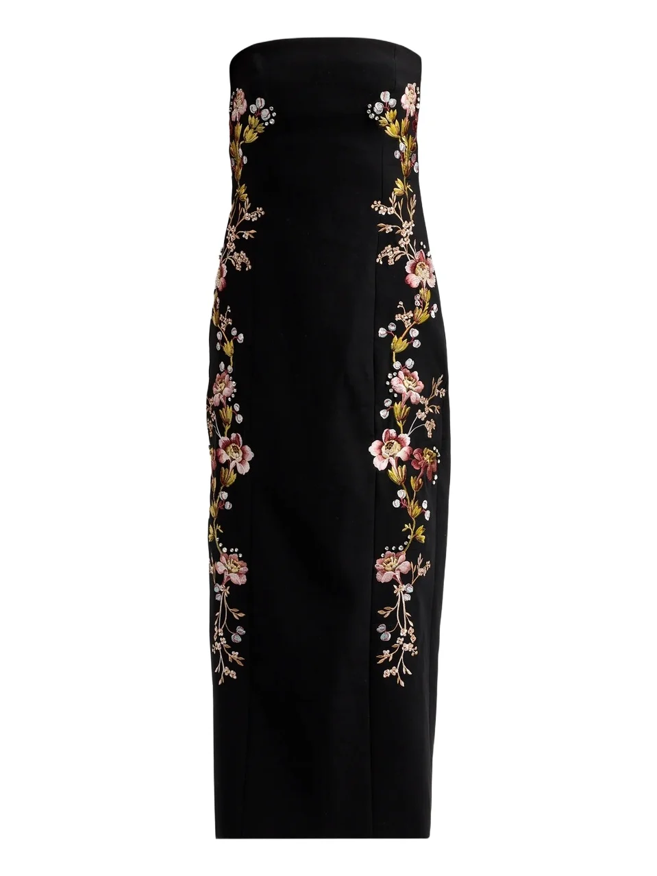 Women's Niles Loveletter Floral Embroidered Strapless Midi Dress