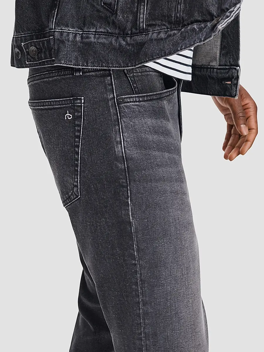 rag & bone Men's Faded Wash Whiskered Jeans | Thumbnail 5 rag & bone Men's Faded Wash Whiskered Jeans | Thumbnail 5