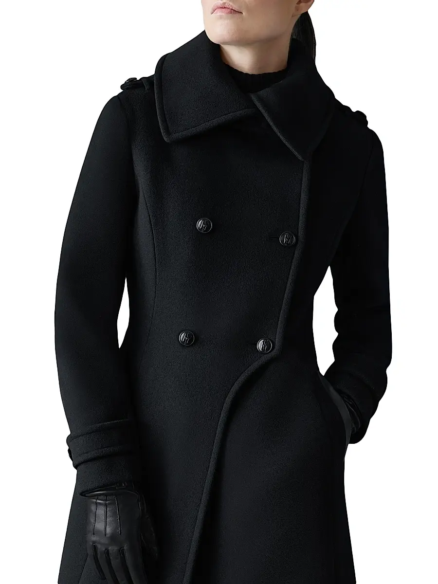 Mackage Women's Elodie Double-Breasted Wool Coat | Thumbnail 6 Mackage Women's Elodie Double-Breasted Wool Coat | Thumbnail 6