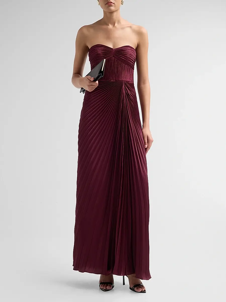 Amur Women's Joyceann Strapless Gown | Thumbnail 2 Amur Women's Joyceann Strapless Gown | Thumbnail 2