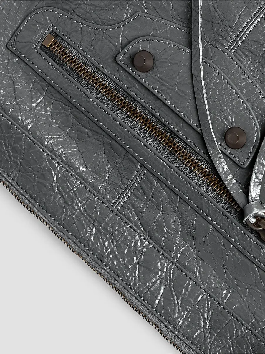 Balenciaga Men's Le City Moto Small Crossbody Bag | Thumbnail 6 Balenciaga Men's Le City Moto Small Crossbody Bag | Thumbnail 6