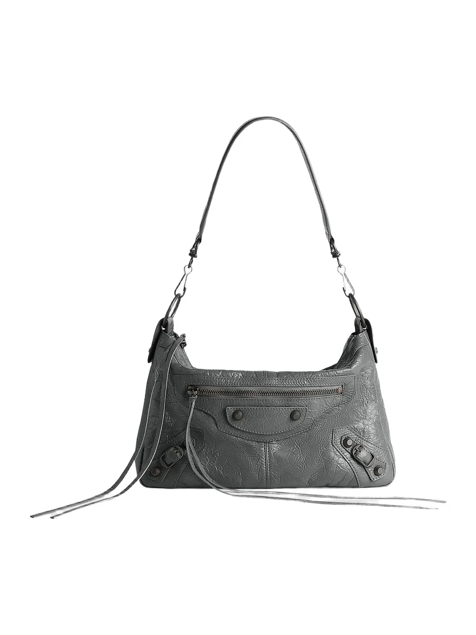 Balenciaga Men's Le City Moto Small Crossbody Bag