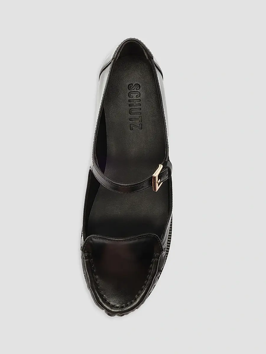Schutz Women's Tyla 20MM Leather Mary Jane Loafers | Thumbnail 4 Schutz Women's Tyla 20MM Leather Mary Jane Loafers | Thumbnail 4