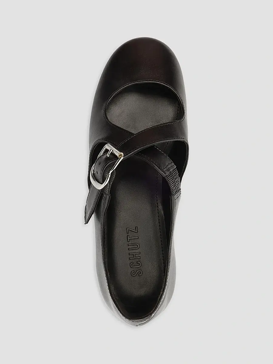 Schutz Women's Molly Leather Ballet Flats | Thumbnail 4 Schutz Women's Molly Leather Ballet Flats | Thumbnail 4