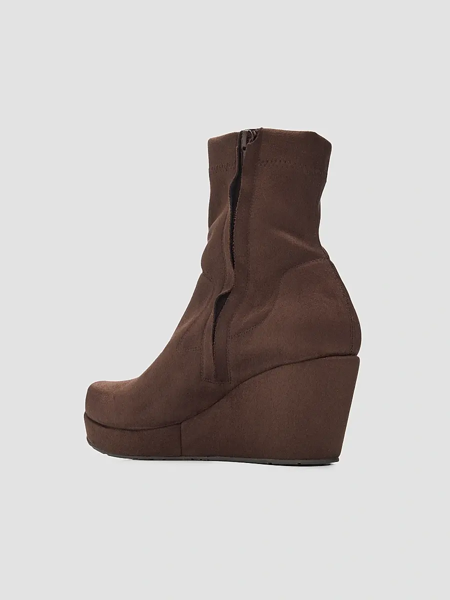 PEDRO GARCIA Women's Aliana 65MM Suede Wedge Sock Boots | Thumbnail 4