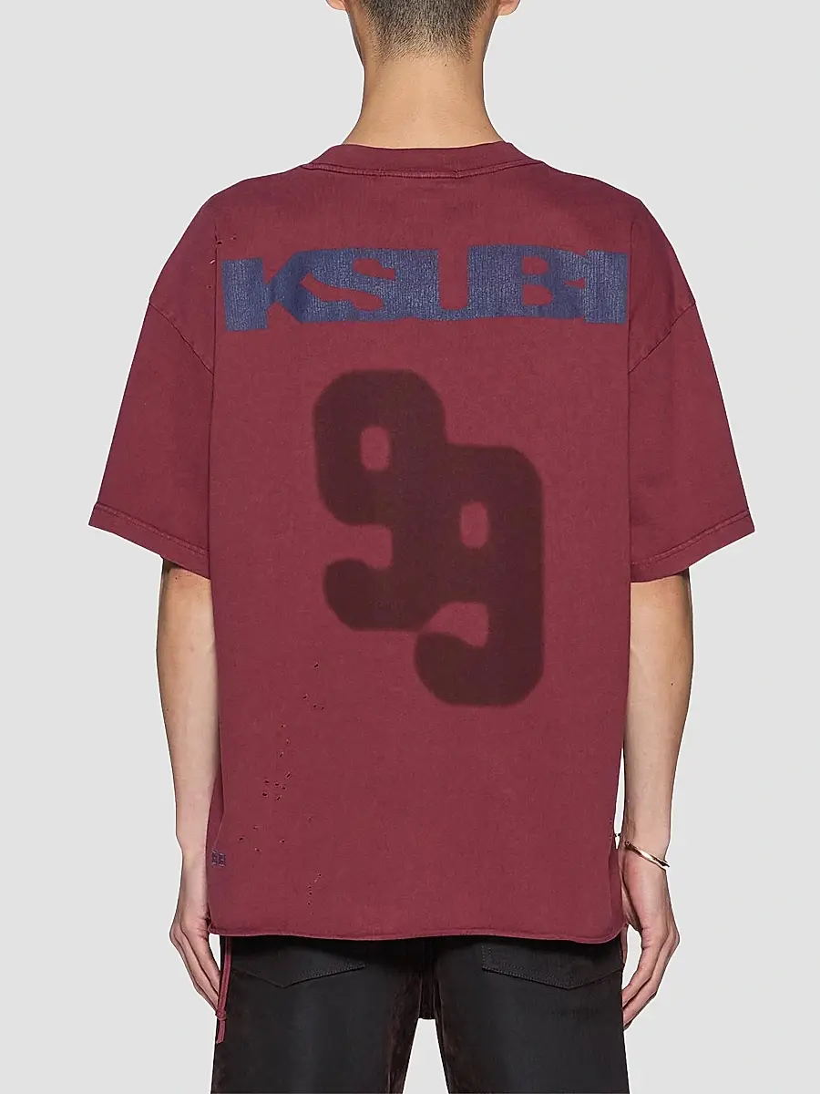 Ksubi Men's Blasted Ekcess Cotton Oversized T-Shirt | Thumbnail 3 Ksubi Men's Blasted Ekcess Cotton Oversized T-Shirt | Thumbnail 3