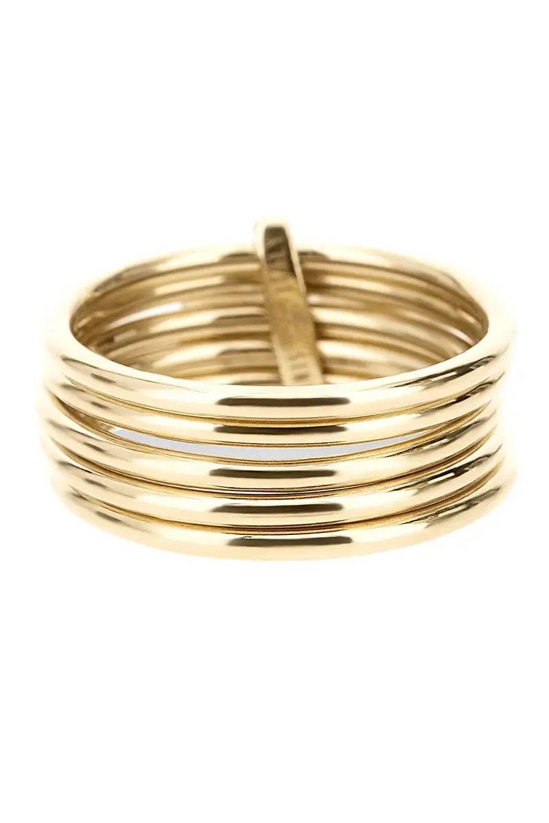 NANIS Diamond Multi Boules Three Band Ring | Thumbnail 4