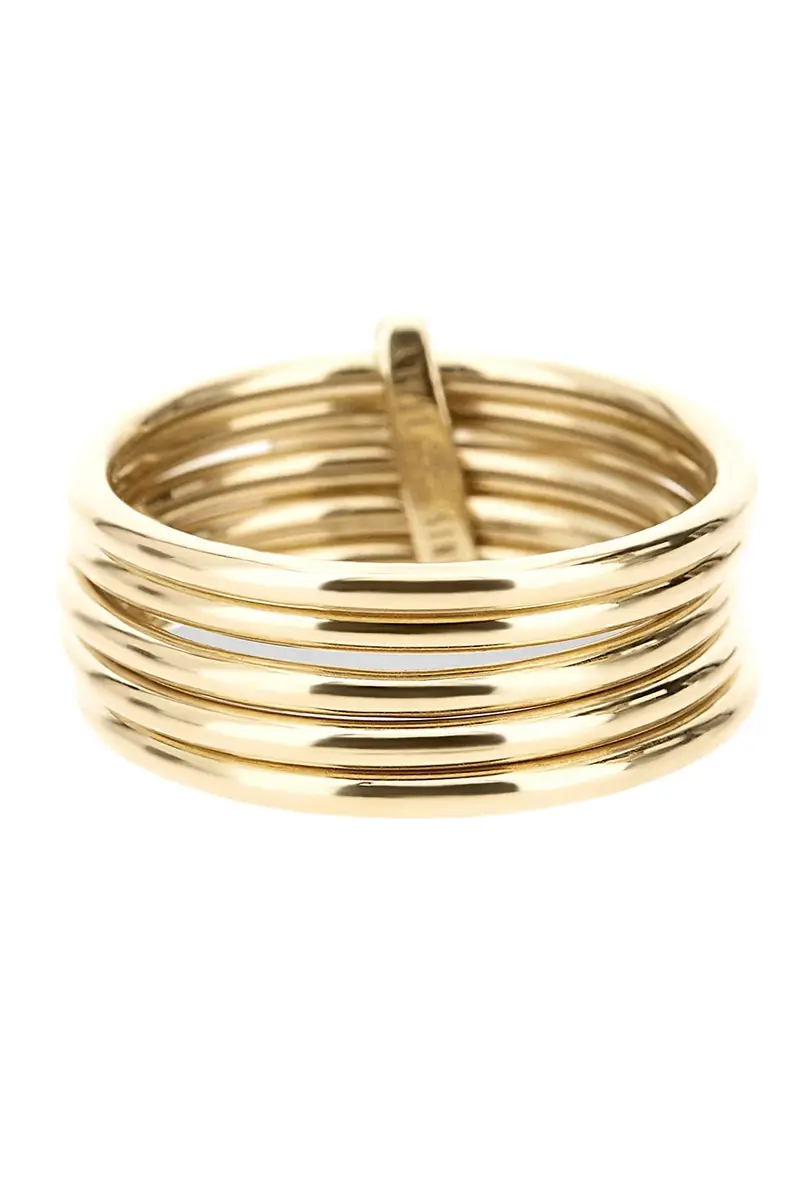 NANIS Diamond Multi Boules Three Band Ring | Thumbnail 5