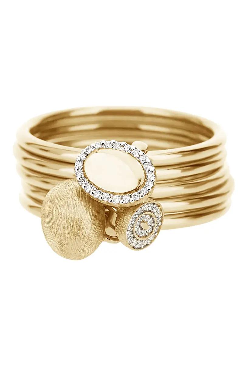 NANIS Diamond Multi Boules Three Band Ring | Image 1 NANIS Diamond Multi Boules Three Band Ring | Image 1