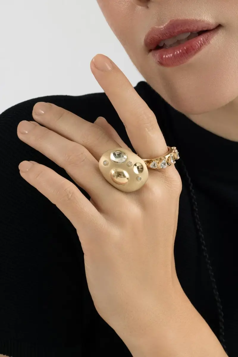 CAROL KAUFFMANN Diamond Rocks Flinstones Ring | Thumbnail 2