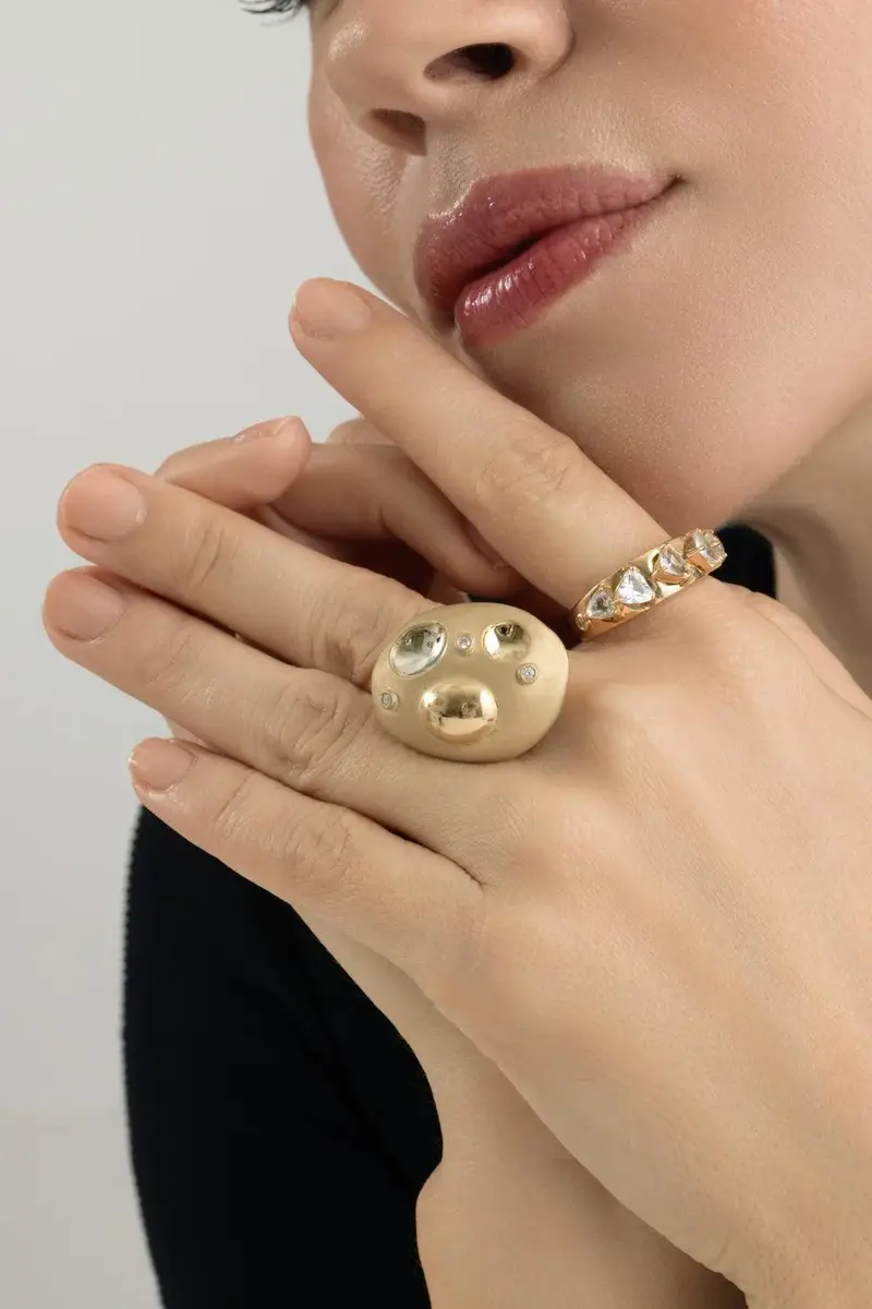 CAROL KAUFFMANN Diamond Rocks Flinstones Ring | Thumbnail 4