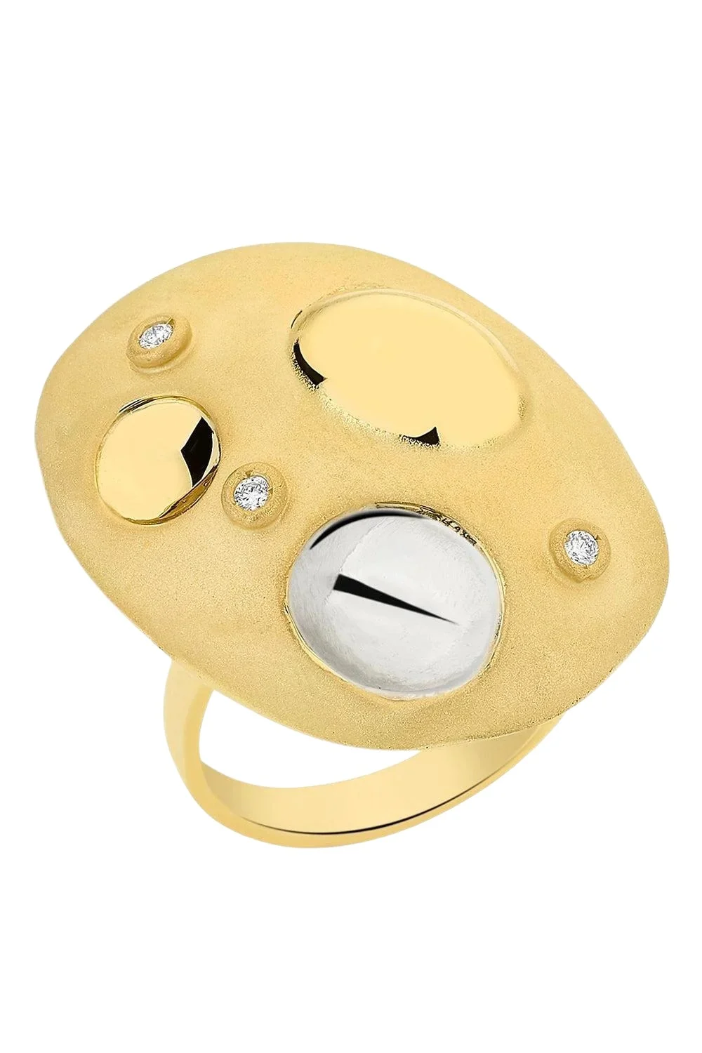 CAROL KAUFFMANN Diamond Rocks Flinstones Ring