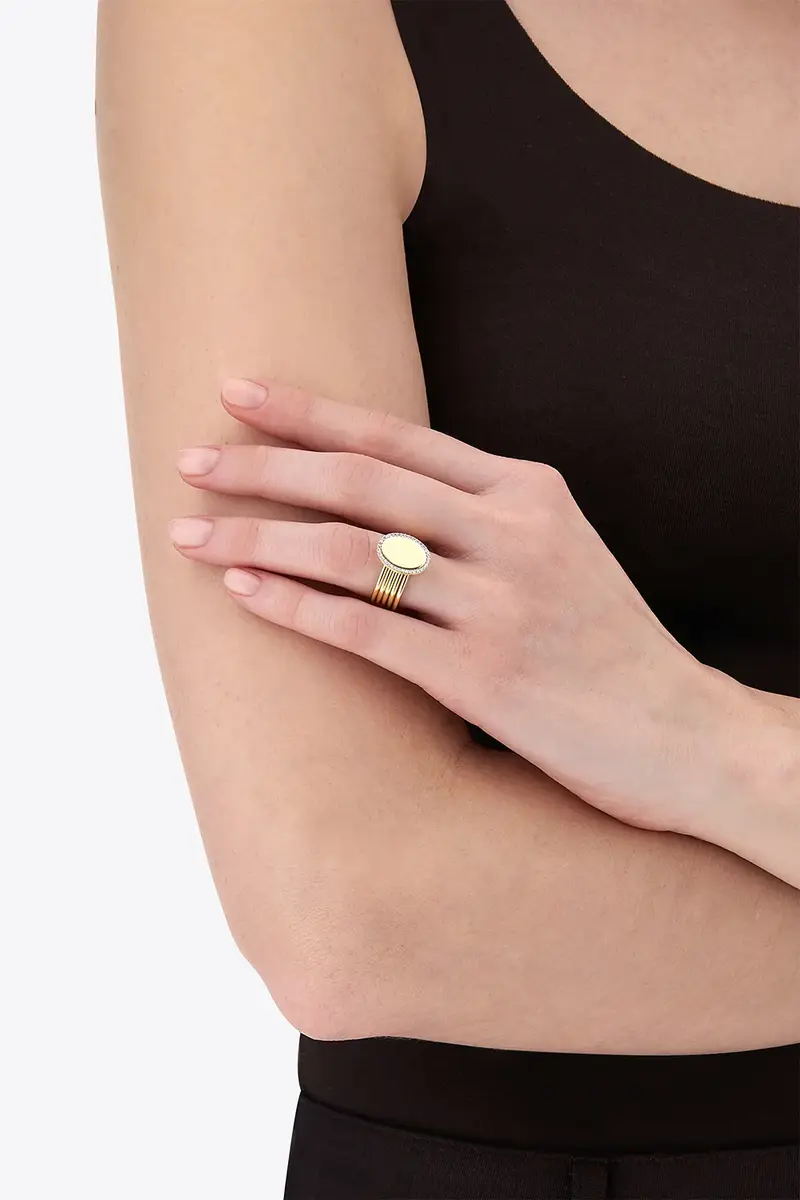 NANIS Diamond Five Band Sway Ring | Thumbnail 2