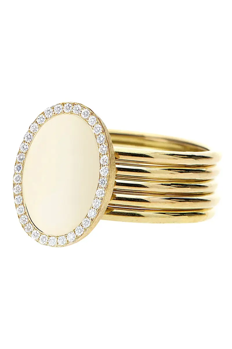 NANIS Diamond Five Band Sway Ring | Thumbnail 3