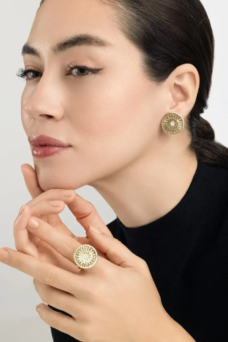 CAROL KAUFFMANN Diamond Explosion Earrings | Thumbnail 4
