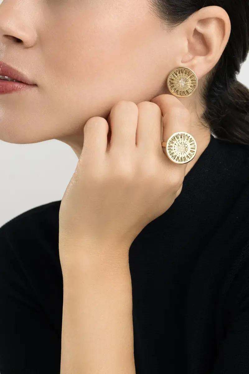 CAROL KAUFFMANN Diamond Large Explosion Ring | Thumbnail 3