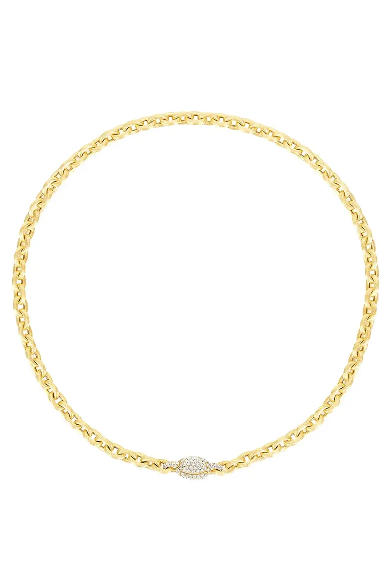 Diamond Libera Aura Chain Clasp Necklace Diamond Libera Aura Chain Clasp Necklace