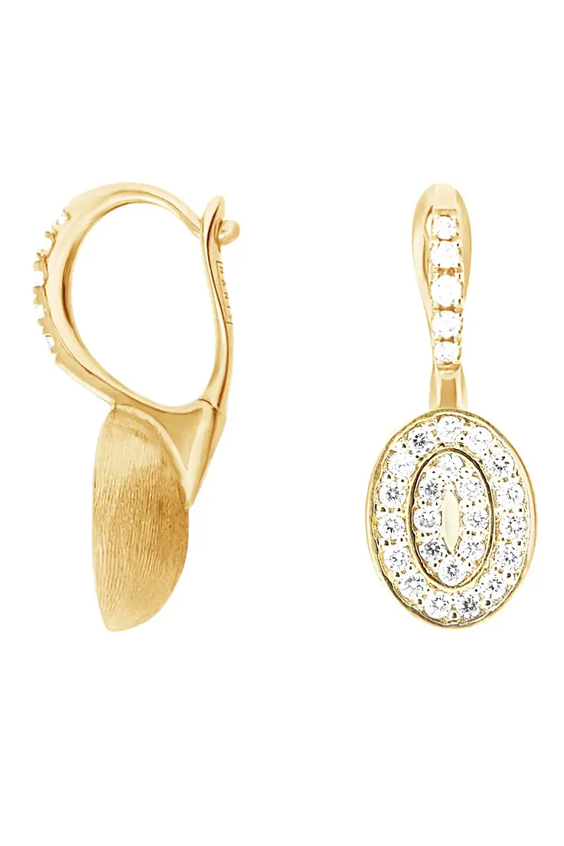 NANIS Diamond Pave Full Sway Earrings | Thumbnail 3