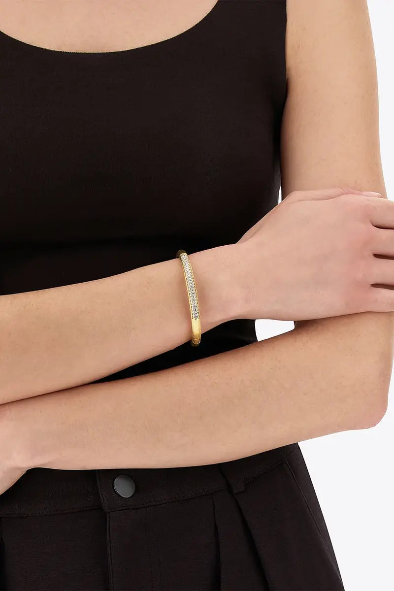 NANIS Diamond Pave Libera Aura Bangle Bracelet | Thumbnail 3