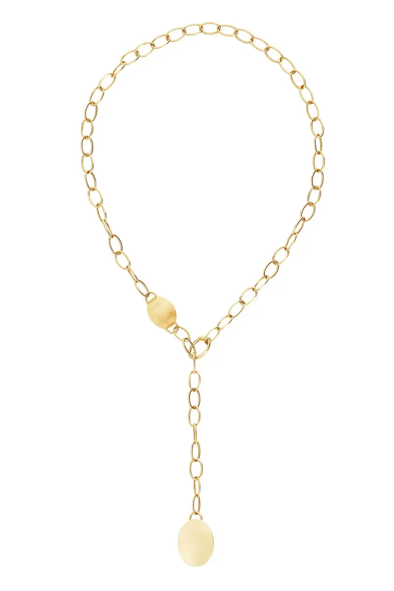 NANIS Two Boule Sway Link Y Necklace | Image 1 NANIS Two Boule Sway Link Y Necklace | Image 1