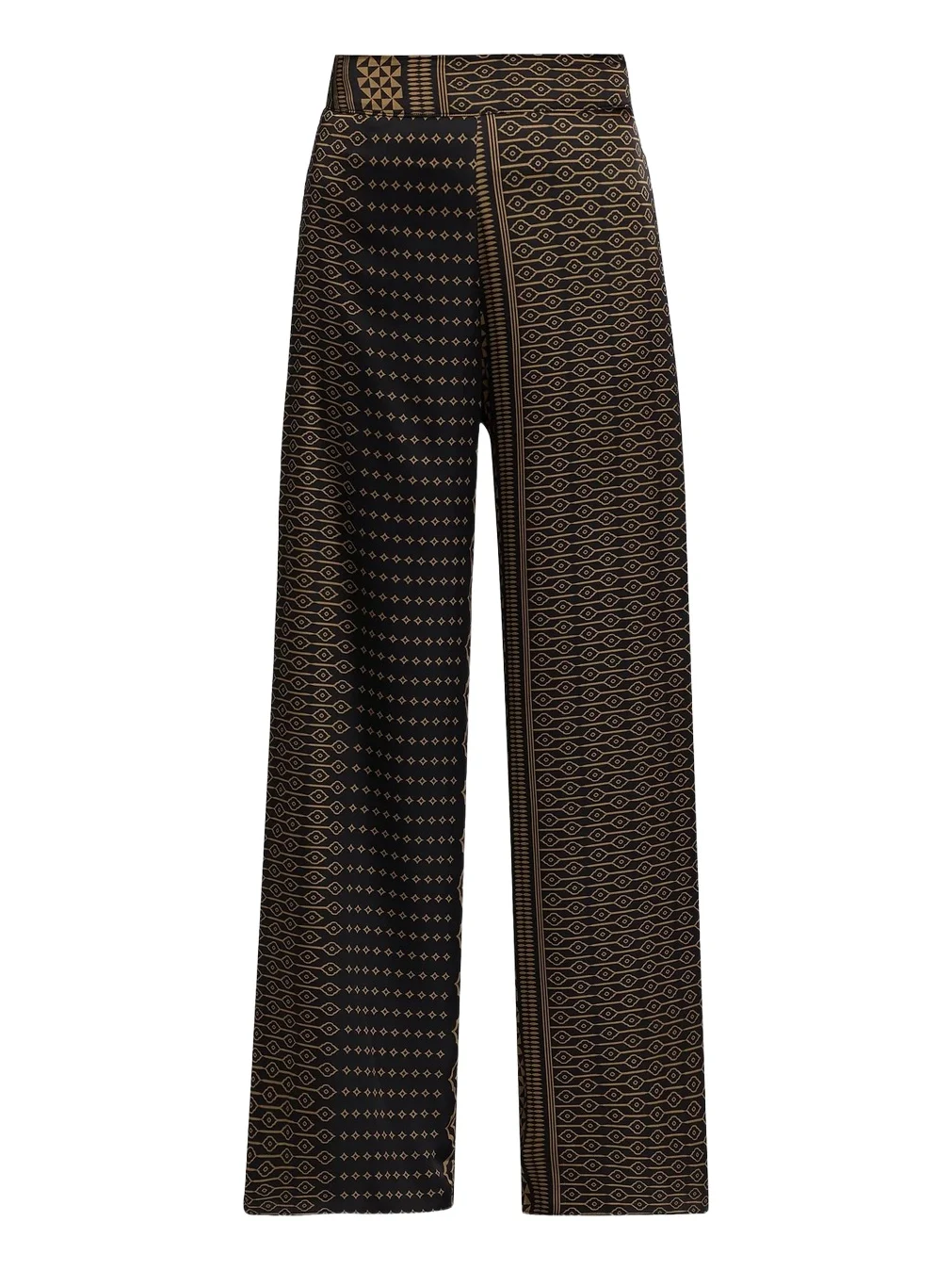 Misa Los Angeles Women's Izzie Geometric-Print Wide-Leg Pants