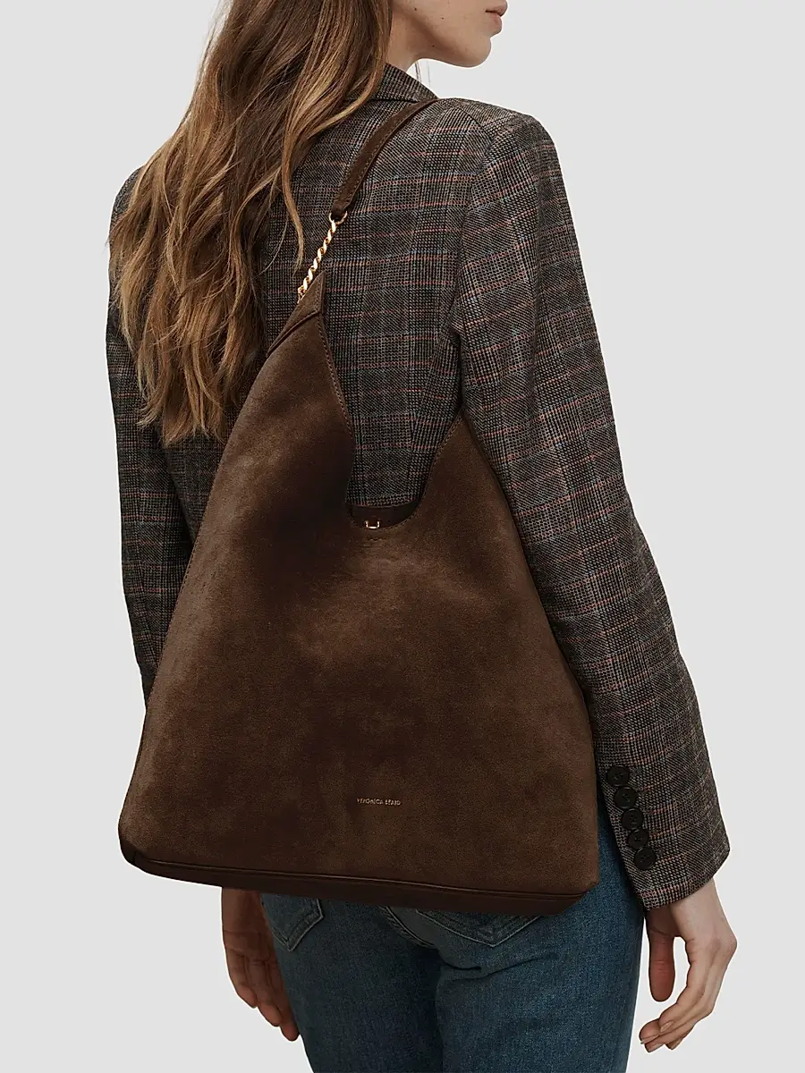 Veronica Beard Women's Jour Suede Shoulder Bag | Thumbnail 2 Veronica Beard Women's Jour Suede Shoulder Bag | Thumbnail 2