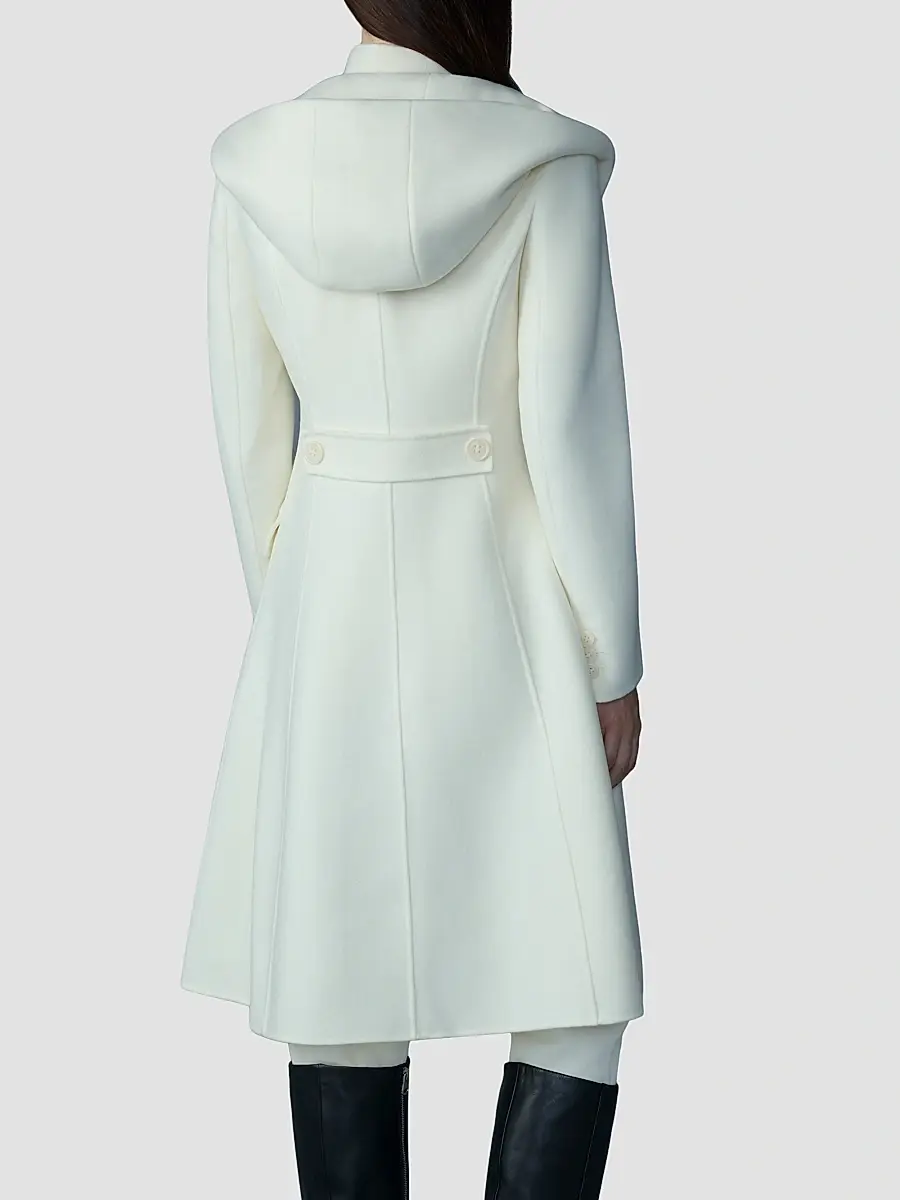Mackage Women's Gloria Wool Removable Bib Coat | Thumbnail 3