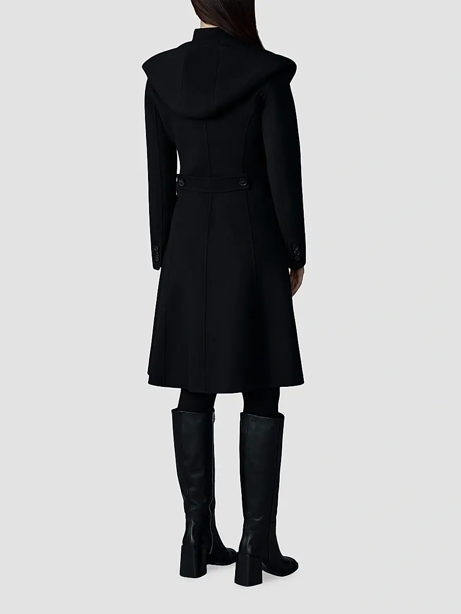 Mackage Women's Gloria Wool Removable Bib Coat | Thumbnail 3