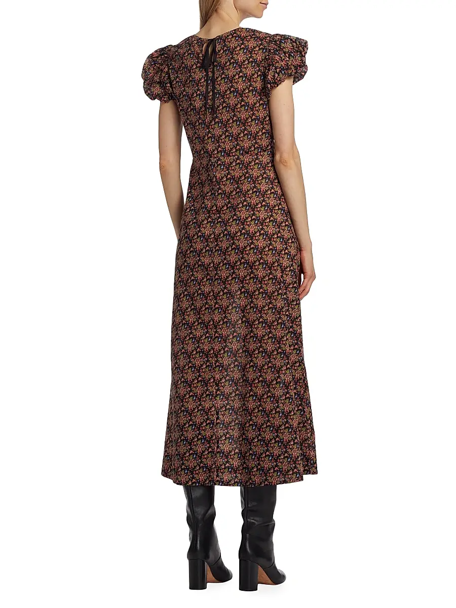 DÔEN Women's Rhodia A-Line Midi-Dress | Thumbnail 5 DÔEN Women's Rhodia A-Line Midi-Dress | Thumbnail 5