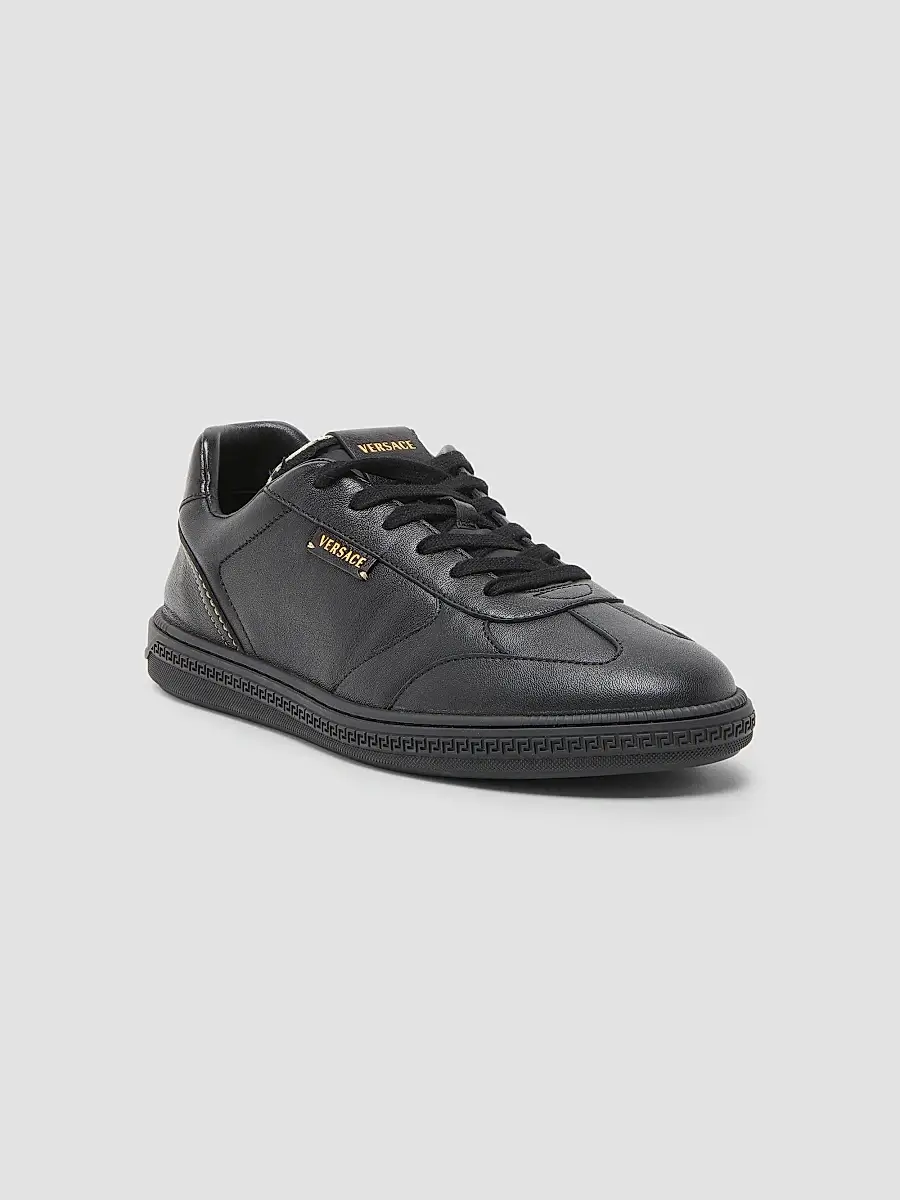 Versace Men's Leather Low-Top Sneakers | Thumbnail 2