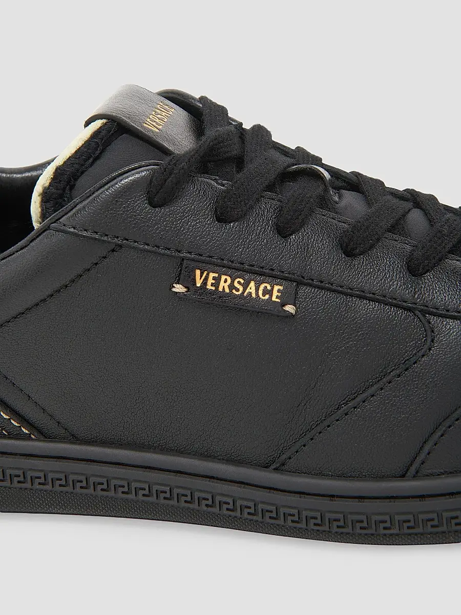Versace Men's Leather Low-Top Sneakers | Thumbnail 5