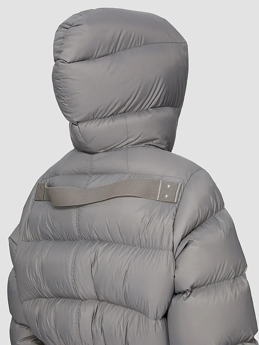 Rick Owens Women's Down Hooded Crop Puffer Jacket | Thumbnail 5