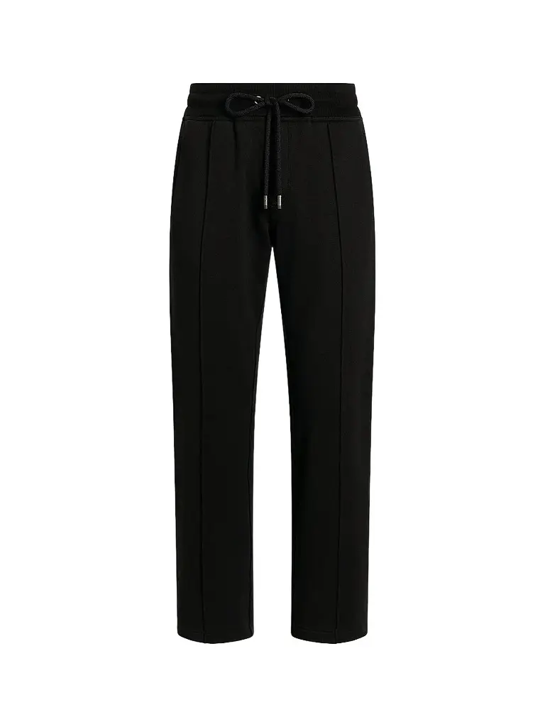 Dolce & Gabbana Men's Nero Logo Cotton Drawstring Pants - Nero | Image 1 Dolce & Gabbana Men's Nero Logo Cotton Drawstring Pants - Nero | Image 1