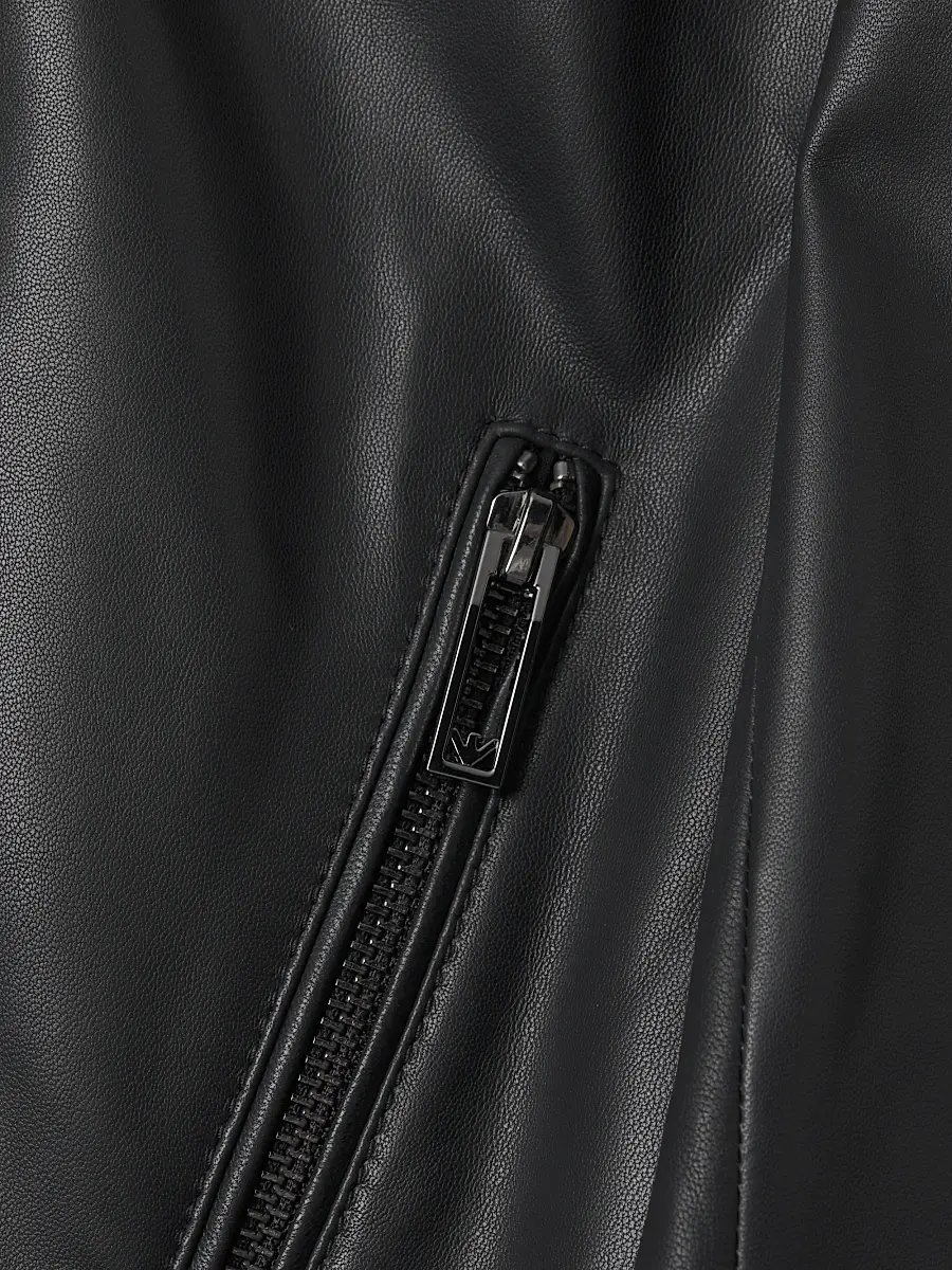 Emporio Armani Men's Leather Bomber Jacket | Thumbnail 6 Emporio Armani Men's Leather Bomber Jacket | Thumbnail 6