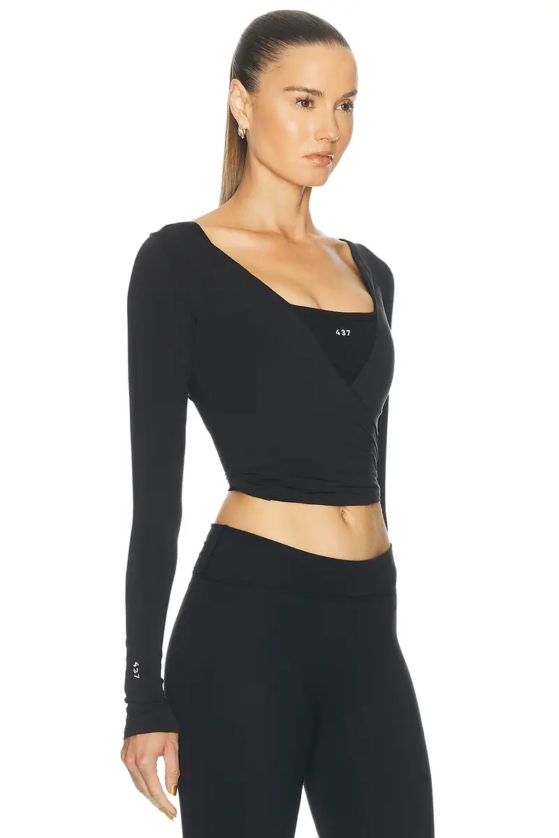 437 The Ballet Wrap Top | Thumbnail 2 437 The Ballet Wrap Top | Thumbnail 2
