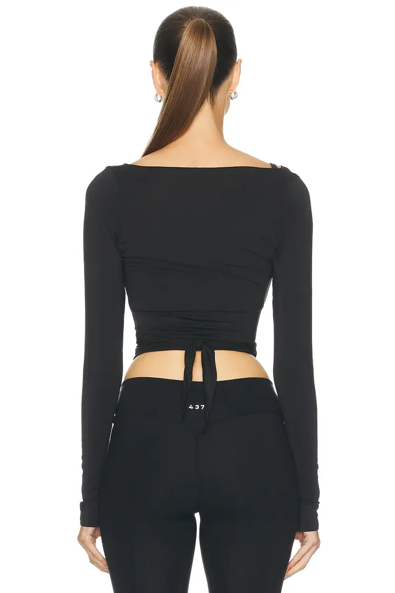 437 The Ballet Wrap Top | Thumbnail 3 437 The Ballet Wrap Top | Thumbnail 3