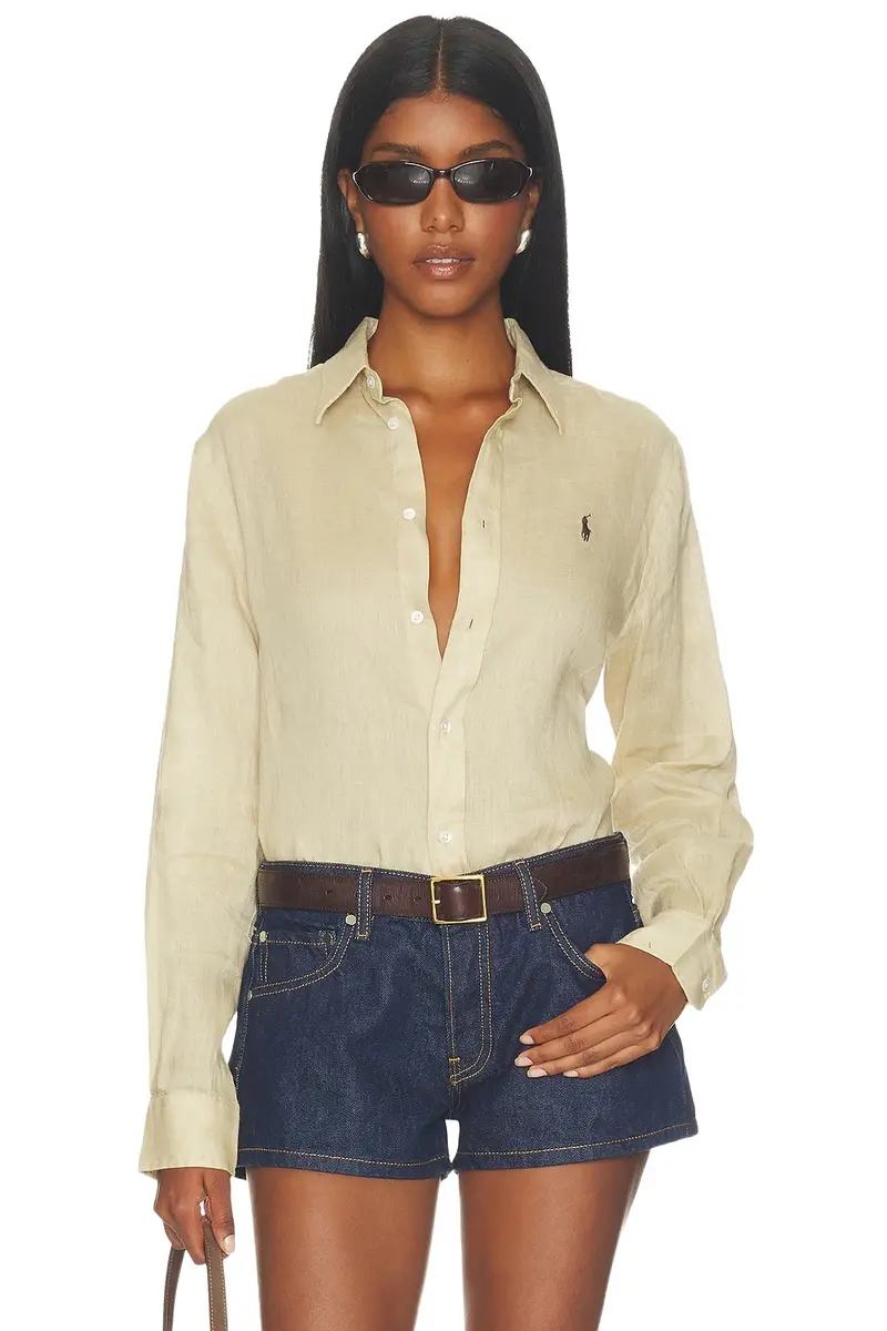 Linen Button Front Shirt Linen Button Front Shirt