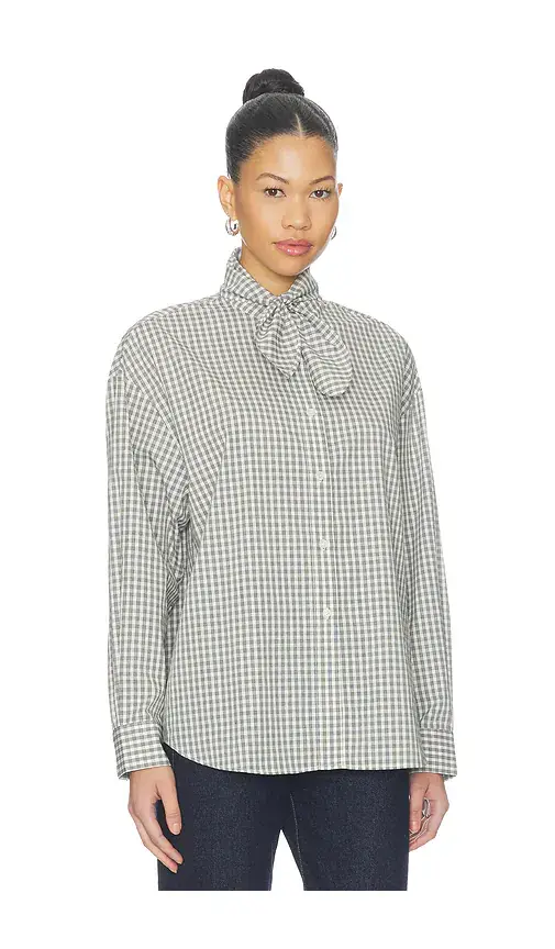 Elodie the Label Clair Tie Neck Shirt | Thumbnail 2 Elodie the Label Clair Tie Neck Shirt | Thumbnail 2
