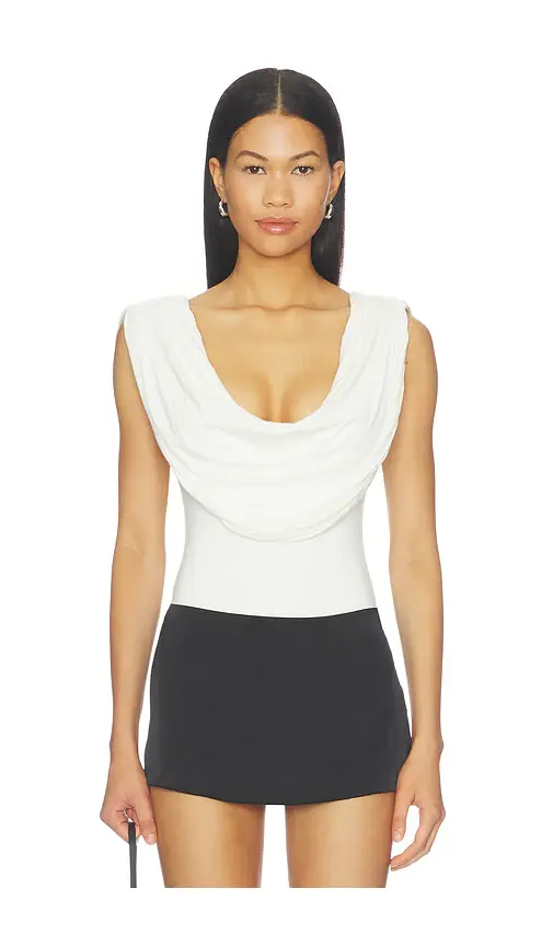 ALL THE WAYS x Blake Evin Rian Drape Bodysuit