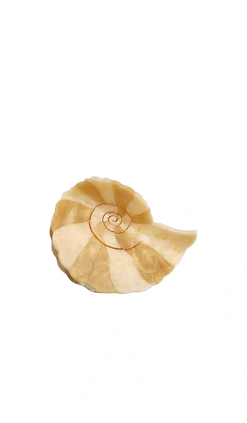 Solar Eclipse Hand-painted Spiral Shell Claw Hair Clip | Image 1 Solar Eclipse Hand-painted Spiral Shell Claw Hair Clip | Image 1