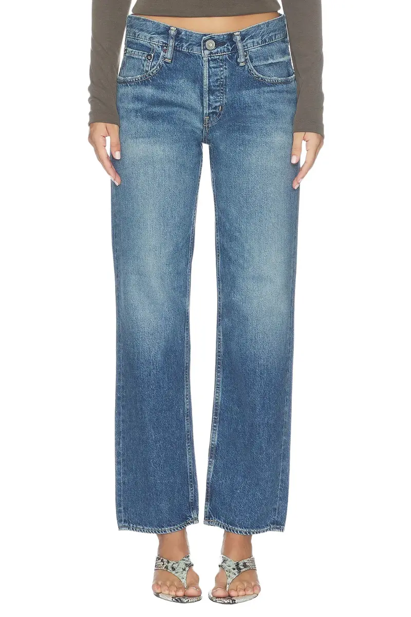 Moussy Vintage Wheeling Straight Low Jeans
