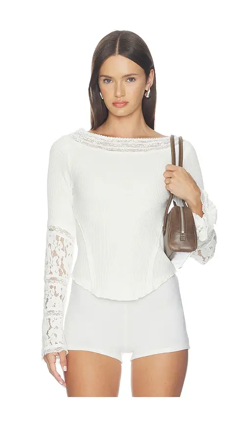 Amber Lace Cuff Top Amber Lace Cuff Top