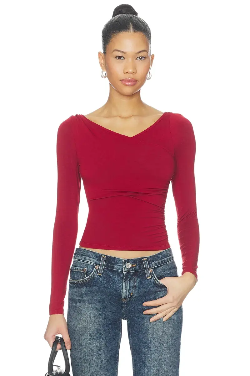 Free People Thats A Wrap Layering Top