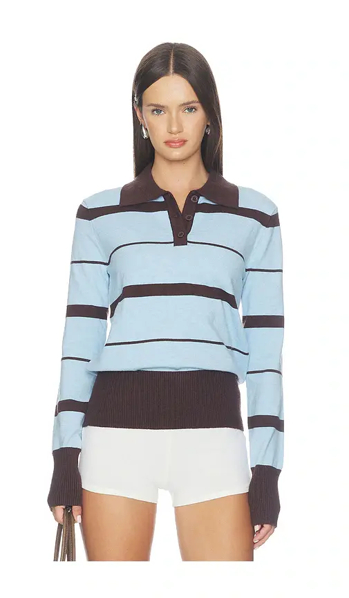 ALL THE WAYS Judy Polo Top